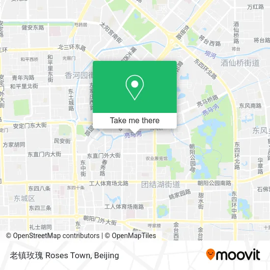 老镇玫瑰 Roses Town map