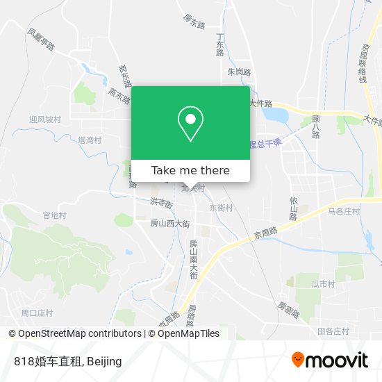 818婚车直租 map