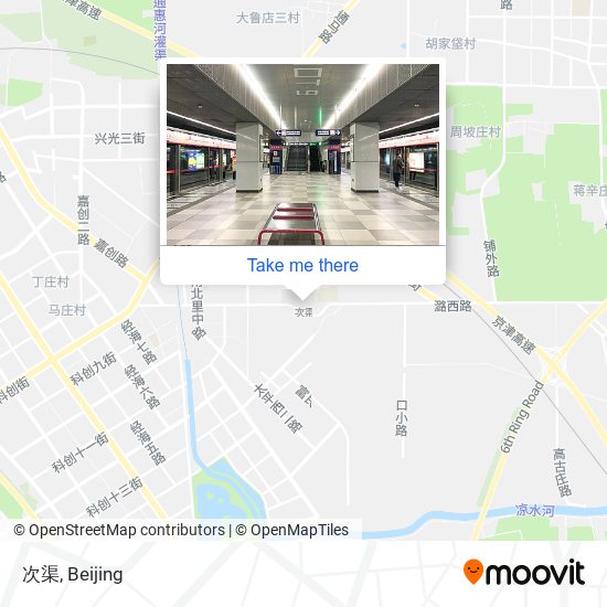 次渠 map