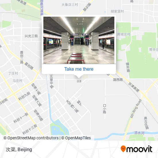 次渠 map