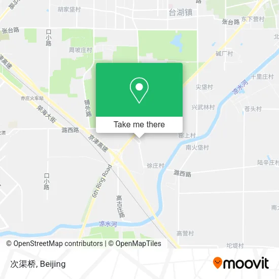 次渠桥 map