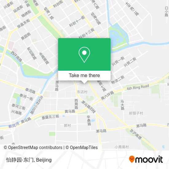 怡静园-东门 map