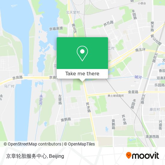 京章轮胎服务中心 map