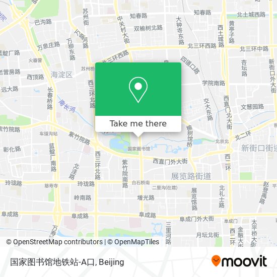 国家图书馆地铁站-A口 map