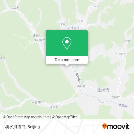 响水河道口 map