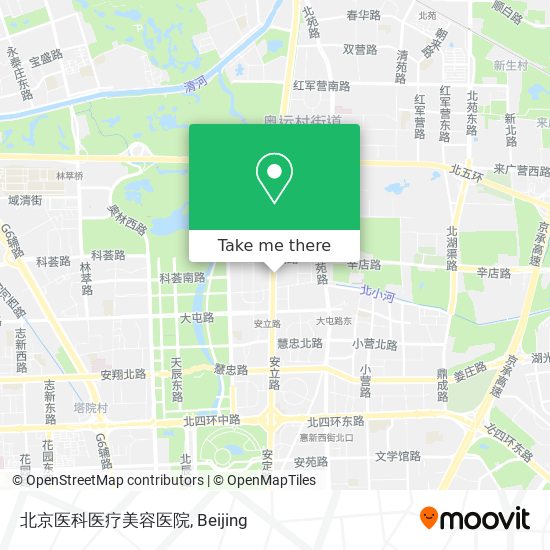北京医科医疗美容医院 map