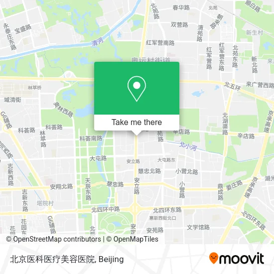 北京医科医疗美容医院 map