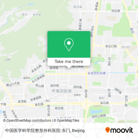 中国医学科学院整形外科医院-东门 map