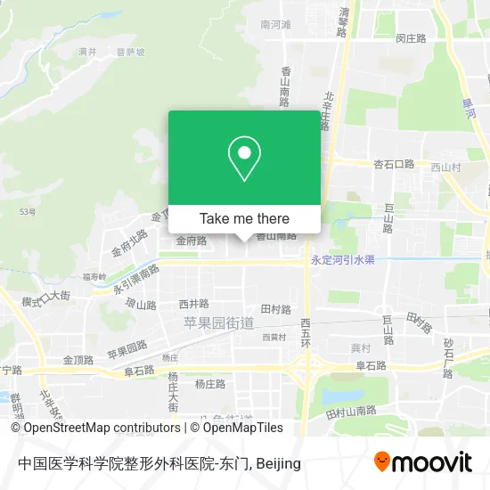 中国医学科学院整形外科医院-东门 map