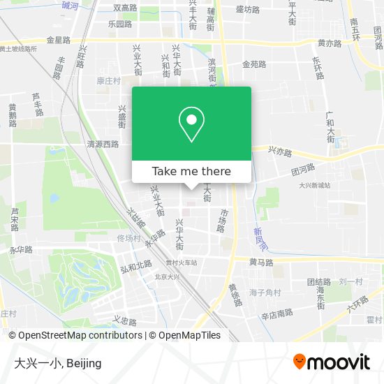 大兴一小 map