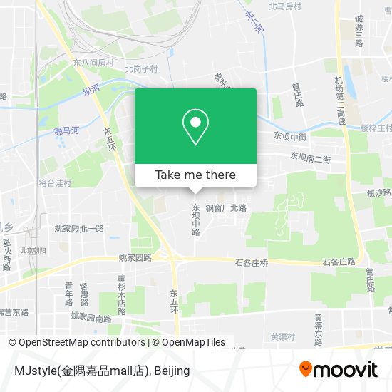 MJstyle(金隅嘉品mall店) map