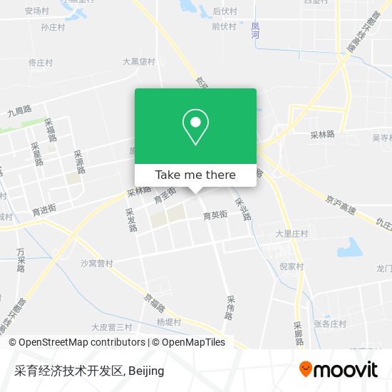 采育经济技术开发区 map