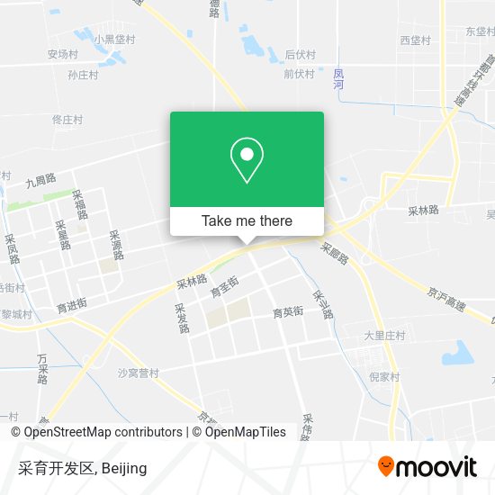 采育开发区 map