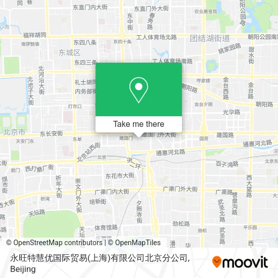 永旺特慧优国际贸易(上海)有限公司北京分公司 map