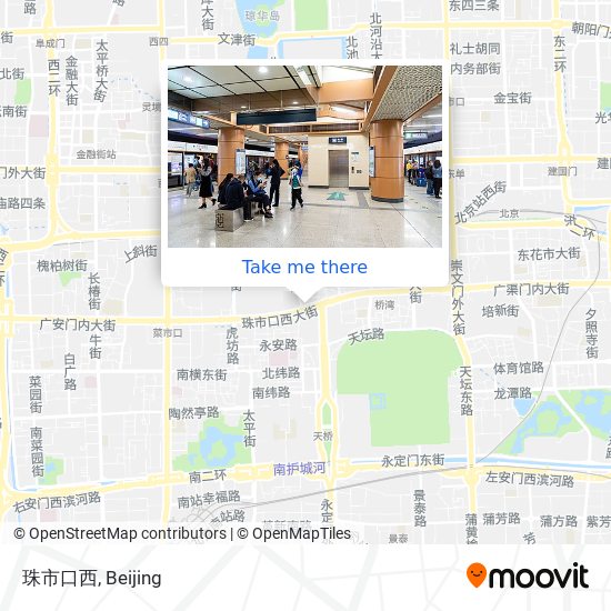 珠市口西 map