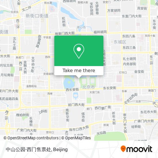 中山公园-西门售票处 map