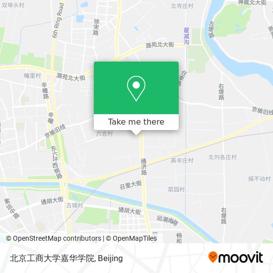 北京工商大学嘉华学院 map