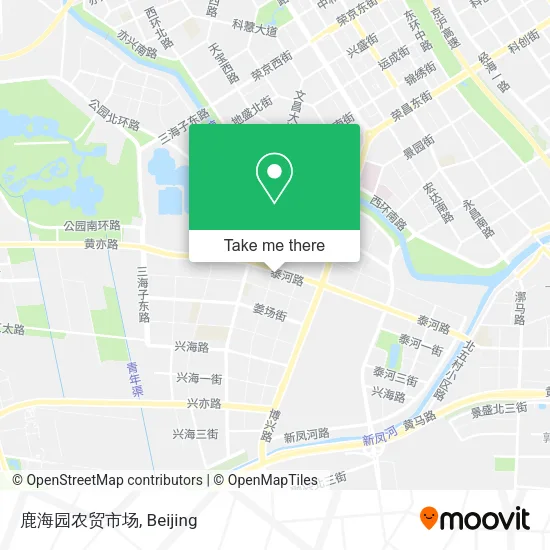 鹿海园农贸市场 map