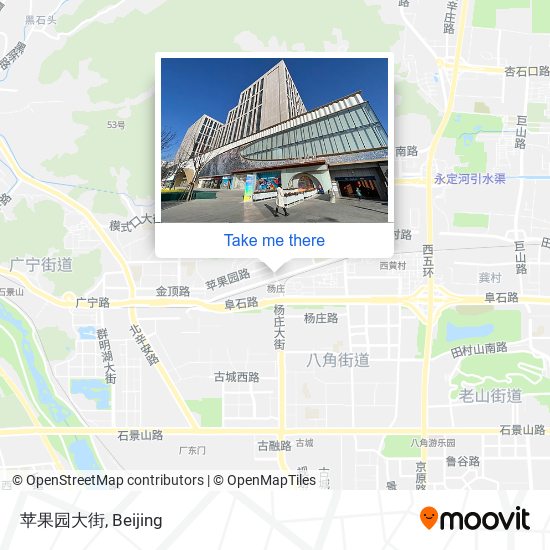 苹果园大街 map