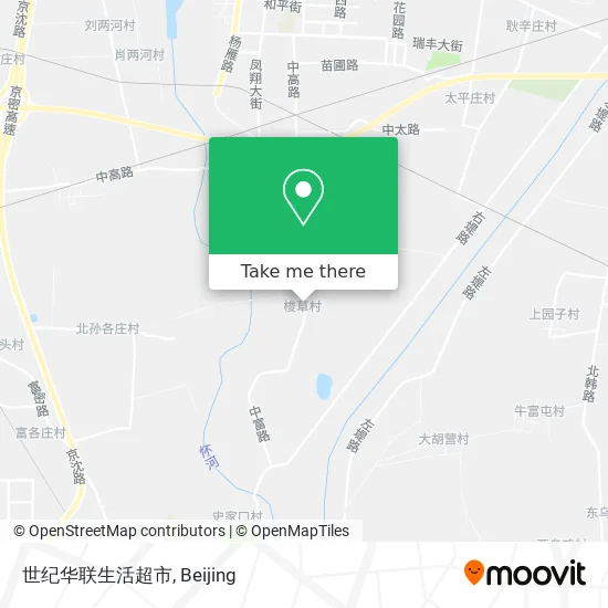 世纪华联生活超市 map
