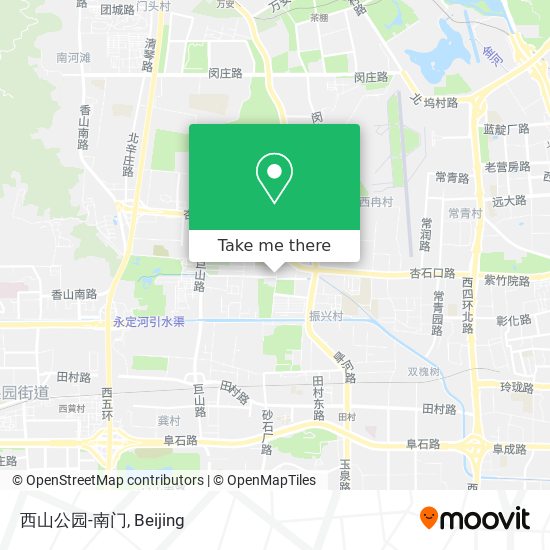 西山公园-南门 map