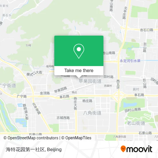 海特花园第一社区 map