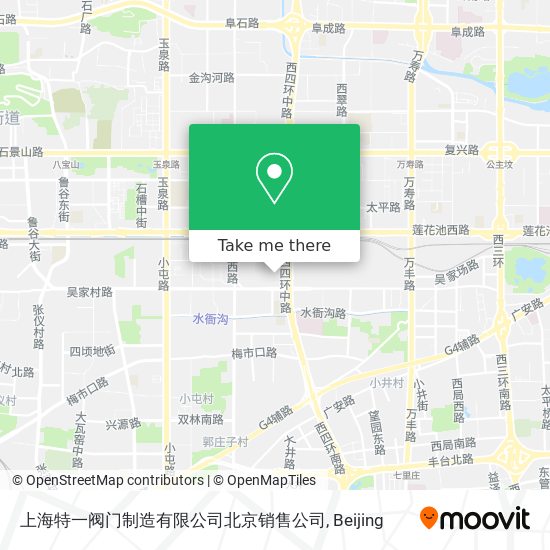 上海特一阀门制造有限公司北京销售公司 map