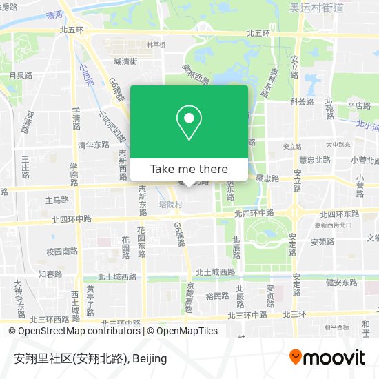 安翔里社区(安翔北路) map