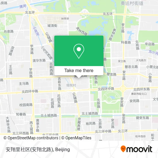 安翔里社区(安翔北路) map