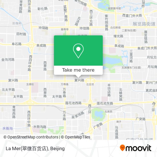 La Mer(翠微百货店) map