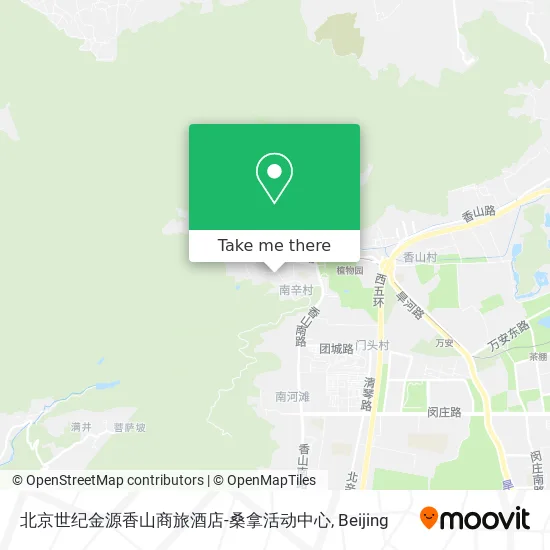 北京世纪金源香山商旅酒店-桑拿活动中心 map