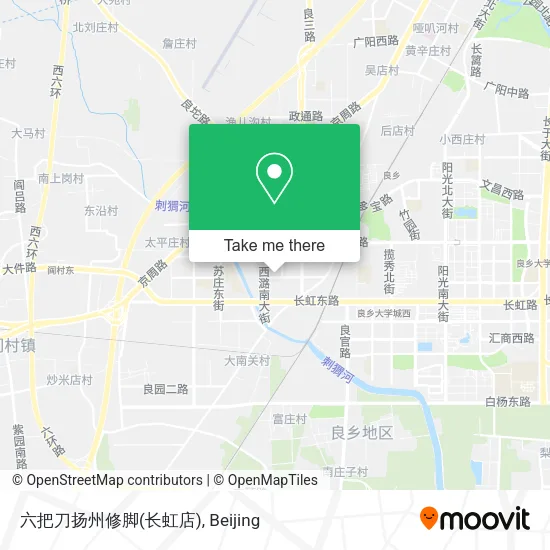六把刀扬州修脚(长虹店) map