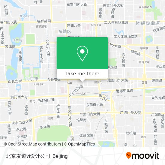 北京友道vi设计公司 map