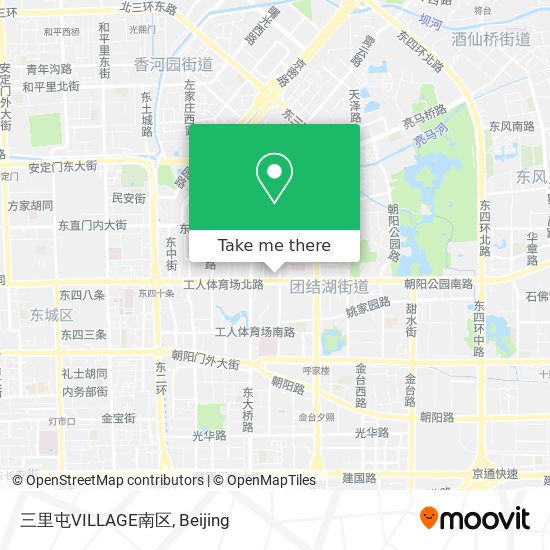 三里屯VILLAGE南区 map