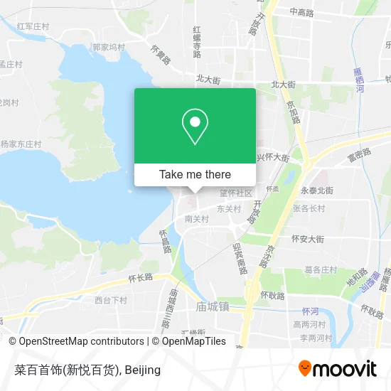 菜百首饰(新悦百货) map