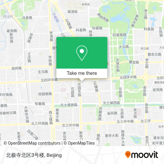 北极寺北区3号楼 map