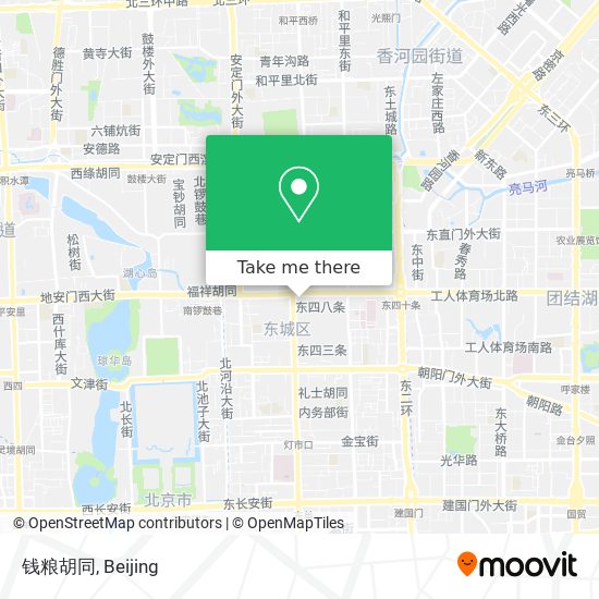 钱粮胡同 map