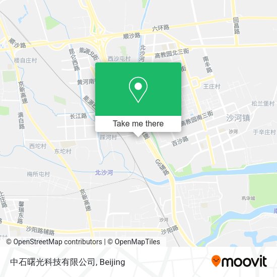 中石曙光科技有限公司 map