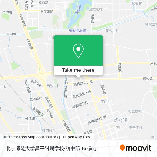 北京师范大学昌平附属学校-初中部 map