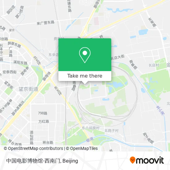 中国电影博物馆-西南门 map