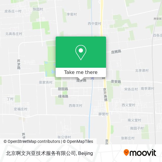 北京啊文兴亚技术服务有限公司 map