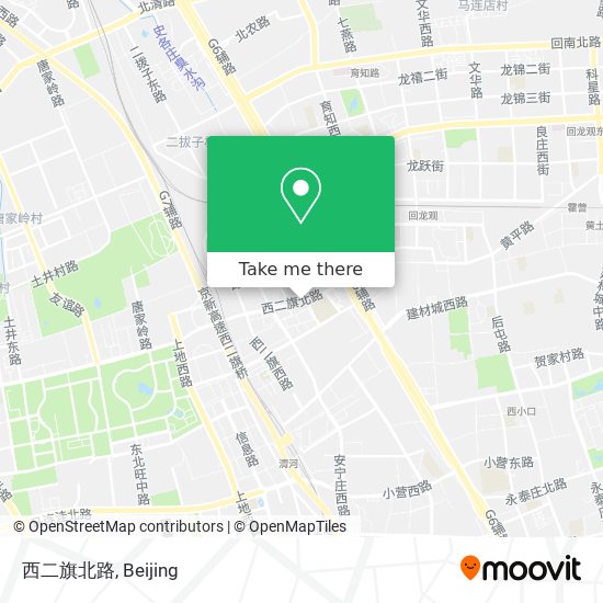 西二旗北路 map