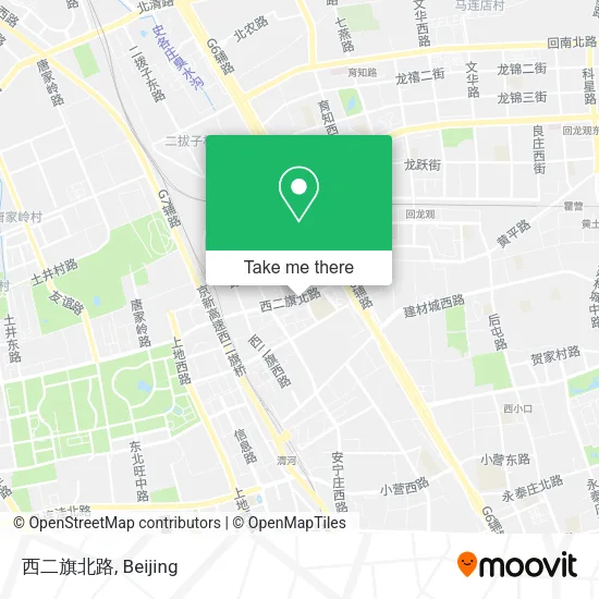 西二旗北路 map