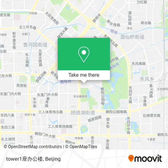 tower1座办公楼 map
