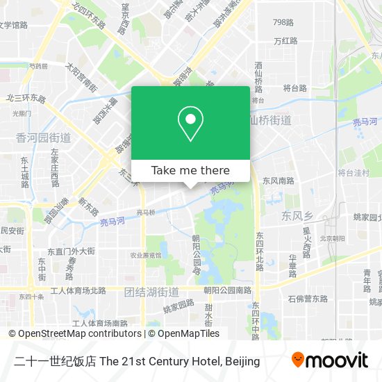 二十一世纪饭店 The 21st Century Hotel map