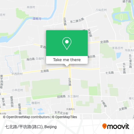 七北路/平坊路(路口) map