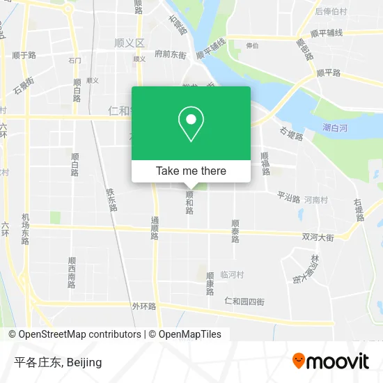 平各庄东 map
