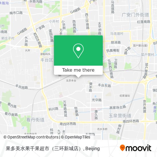 果多美水果干果超市（三环新城店） map