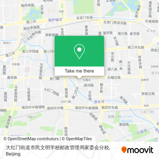 大红门街道市民文明学校邮政管理局家委会分校 map