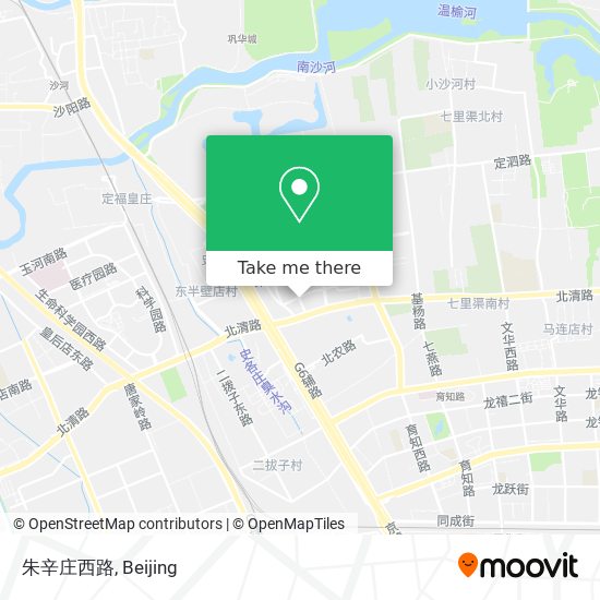 朱辛庄西路 map